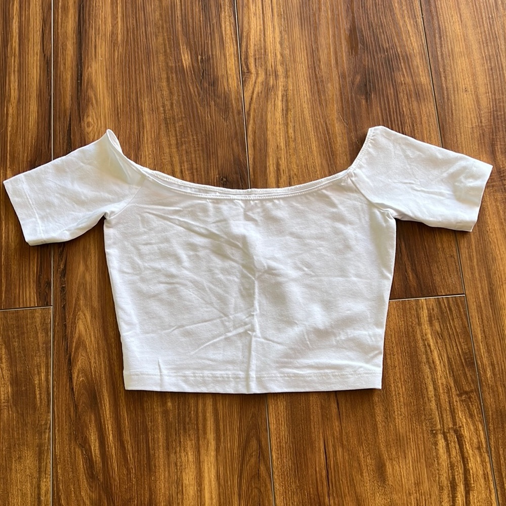 White Crop Top